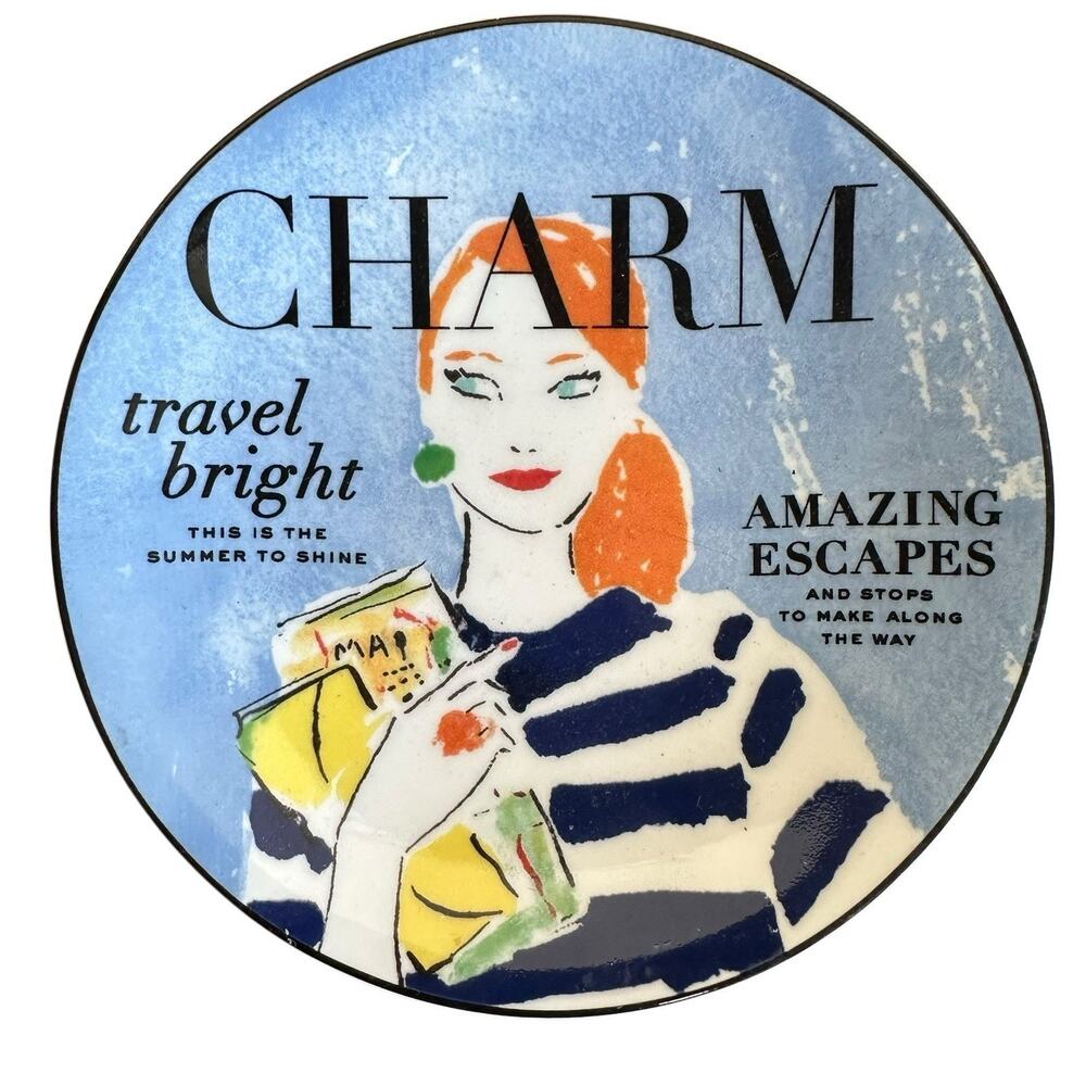 Kate Spade New York Make Headlines Tidbit Plate 5.75”